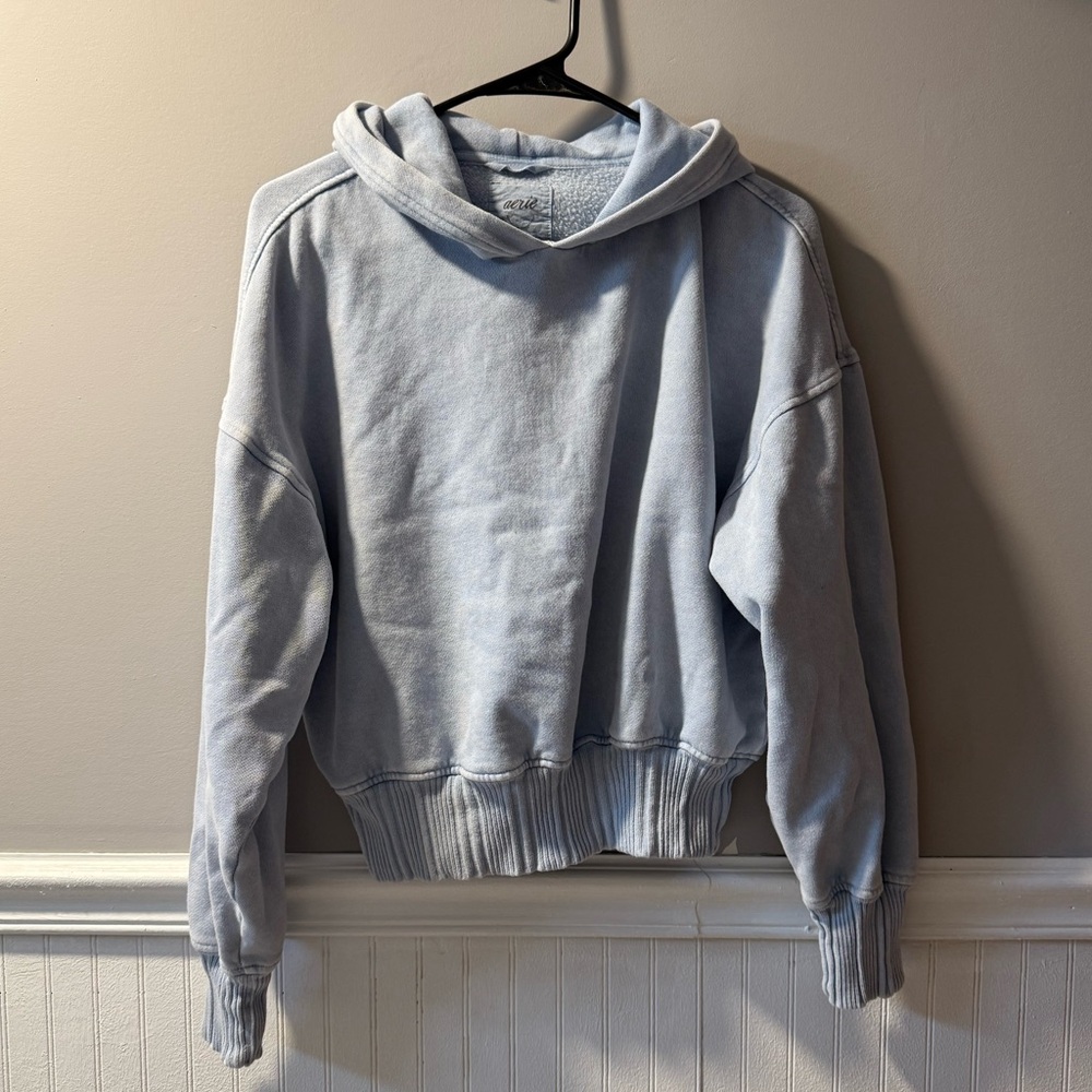 Aerie Cropped Hoodie Small